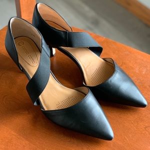 FINAL SALE Corso Como Leather Pointed Toe Pumps